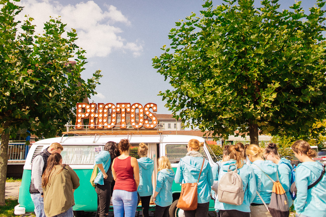 Die Fotobox im Photobus beim Oldtimerbrunch Konstanz 2017
